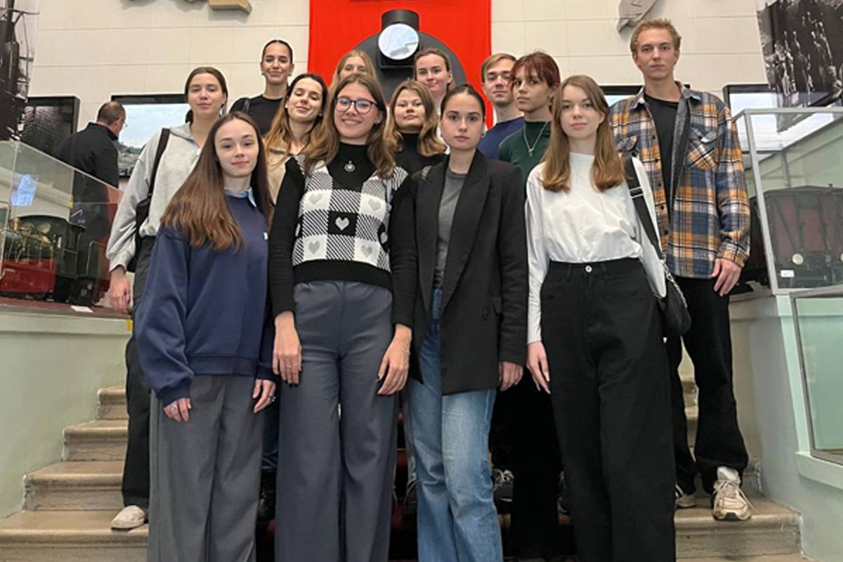 Изображение: Практическое занятие в Центральном музее железнодорожного транспорта