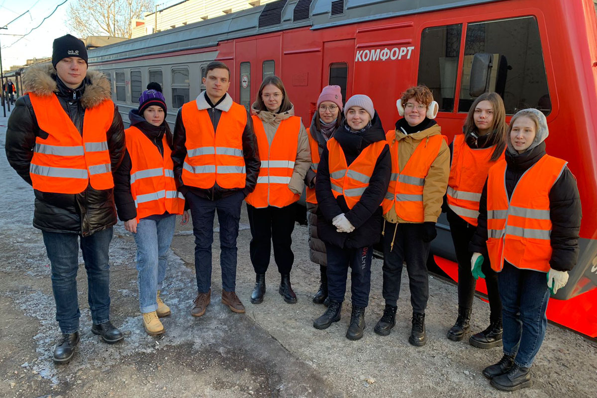 Практическое занятие в моторвагонном депо «Санкт-Петербург — Финляндский»